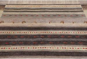 Tappeto Gabbeh Nova Geometrico Grigio Beige 171x249 Cm
