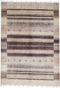 Tappeto Gabbeh Nova Geometrico Grigio Beige 171x249 Cm