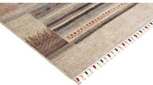 Tappeto Gabbeh Nova Geometrico Grigio Beige 171x249 Cm
