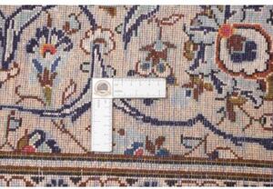 Tappeto Kashan Medaglione Floreale Avorio Blu 200x296 Cm