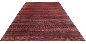 Tappeto Cromopura Geometrico Bordeaux Rosso Mattone 201x298 Cm