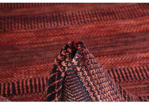 Tappeto Cromopura Geometrico Bordeaux Rosso Mattone 201x298 Cm