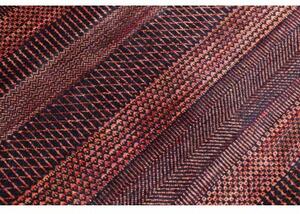 Tappeto Cromopura Geometrico Bordeaux Rosso Mattone 201x298 Cm