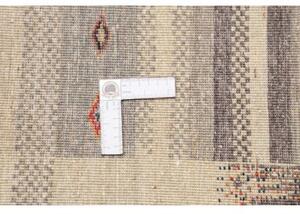 Tappeto Gabbeh Nova Geometrico Grigio Beige 171x249 Cm