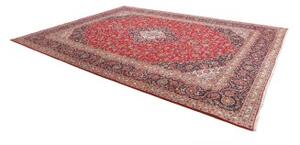 Tappeto Ardakan Medaglione Floreale Rosso Blu Scuro 300x403 Cm