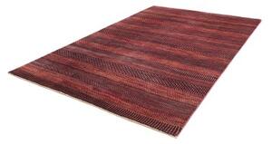 Tappeto Cromopura Geometrico Bordeaux Rosso Mattone 201x298 Cm