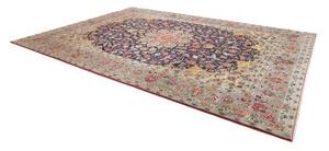 Tappeto Nadjafabad Medaglione Floreale Blu Scuro Azzurro 310x423 Cm