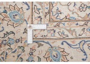 Tappeto Kashan Medaglione Floreale Avorio Blu 197x302 Cm