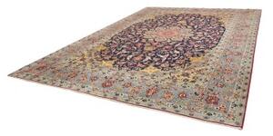 Tappeto Nadjafabad Medaglione Floreale Blu Scuro Azzurro 310x423 Cm