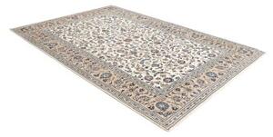 Tappeto Kashan Floreale Avorio Blu 200x285 Cm