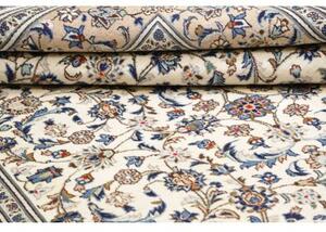 Tappeto Kashan Floreale Avorio Blu 200x285 Cm