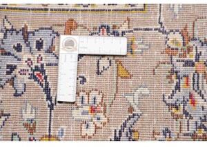 Tappeto Kashan Medaglione Floreale Avorio Tortora 300x408 Cm