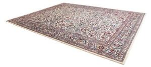 Tappeto Mashad Floreale Avorio Blu 305x392 Cm