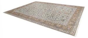 Tappeto Kashan Floreale Celeste Beige 275x388 Cm