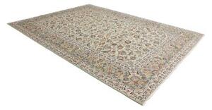 Tappeto Kashan Floreale Verde Salvia Blu Notte 245x347 Cm