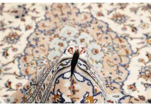 Tappeto Kashan Medaglione Floreale Beige Blu 205x310 Cm
