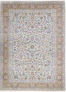 Tappeto Kashan Floreale Celeste Beige 275x388 Cm