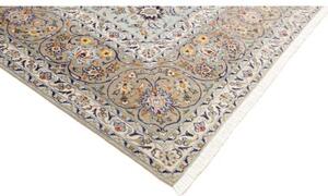 Tappeto Kashan Floreale Celeste Beige 275x388 Cm