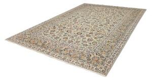 Tappeto Kashan Floreale Verde Salvia Blu Notte 245x347 Cm