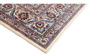 Tappeto Mashad Floreale Avorio Blu 305x392 Cm