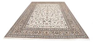 Tappeto Kashan Floreale Avorio Blu 250x360 Cm