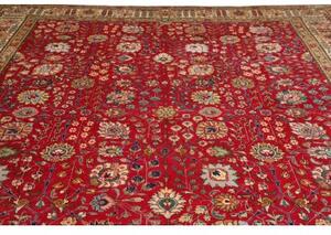 Tappeto Tabriz Floreale Rosso Beige 296x400 Cm