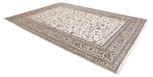 Tappeto Kashan Floreale Avorio Blu 250x360 Cm