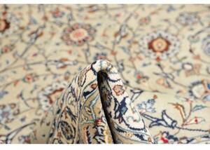 Tappeto Kashan Floreale Avorio Blu 260x370 Cm