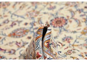 Tappeto Kashan Floreale Avorio Blu 250x350 Cm