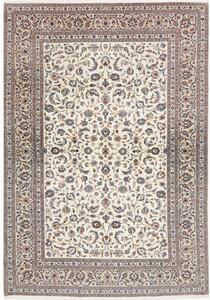 Tappeto Kashan Floreale Avorio Blu 250x360 Cm