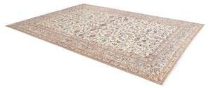 Tappeto Kashan Floreale Avorio Blu 250x350 Cm