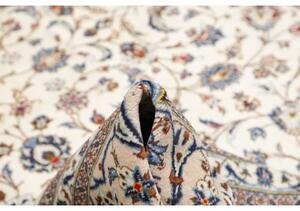 Tappeto Kashan Floreale Avorio Blu 250x360 Cm
