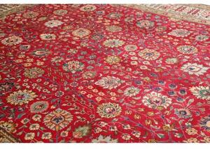 Tappeto Tabriz Floreale Rosso Beige 296x400 Cm