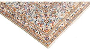 Tappeto Kashan Floreale Avorio Blu 250x350 Cm