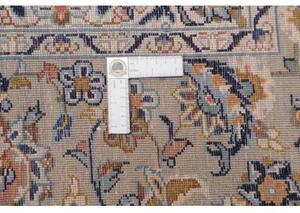 Tappeto Kashan Medaglione Floreale Avorio Blu 300x427 Cm