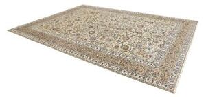 Tappeto Kashan Floreale Avorio Blu 260x370 Cm