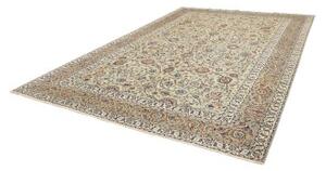 Tappeto Kashan Floreale Avorio Blu 260x370 Cm