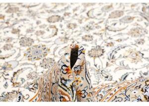 Tappeto Kashan Floreale Avorio Blu 315x408 Cm