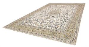 Tappeto Kashan Medaglione Floreale Avorio Blu 300x427 Cm