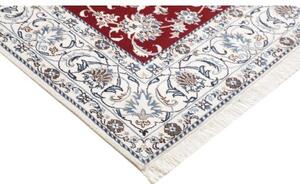 Tappeto Nain Kashmar Floreale Rosso Avorio 195x300 Cm