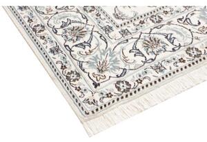Tappeto Nain Kashmar Floreale Avorio Blu 194x302 Cm