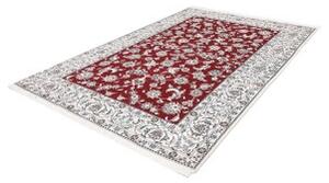 Tappeto Nain Kashmar Floreale Rosso Avorio 195x300 Cm