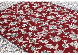 Tappeto Nain Kashmar Floreale Rosso Avorio 195x300 Cm