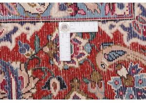 Tappeto Mashad Medaglione Floreale Avorio Rosso 250x322 Cm