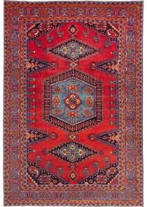 Tappeto Wiss Stilizzato Rosso Blu 220x327 Cm