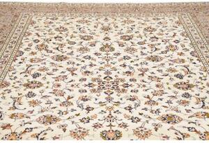 Tappeto Kashan Floreale Avorio Beige 250x360 Cm