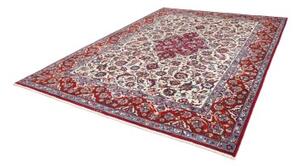 Tappeto Mashad Medaglione Floreale Avorio Rosso 250x322 Cm