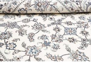 Tappeto Nain Kashmar Floreale Avorio Blu 194x302 Cm