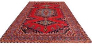 Tappeto Wiss Stilizzato Rosso Blu 220x327 Cm