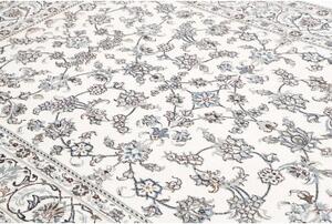Tappeto Nain Kashmar Floreale Avorio Blu 194x302 Cm